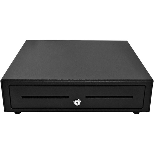 Star Micronics CD4-1616 Choice Cash Drawer, Black, 16Wx16D, 5Bill-5Coin - Printer-Driven, Cable Included, 2 Media Slots - Cable 2 (Fleet Network)