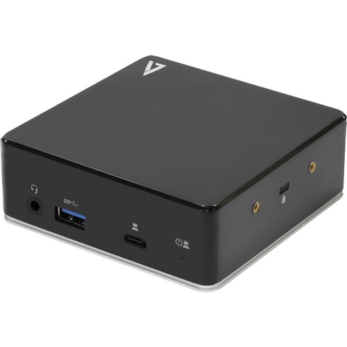 V7 Universal USB-C Docking Station w/ Dual HDMI - for Desktop PC - 85 W - USB Type C - 4 x USB Ports - USB Type-C - Network (RJ-45) - (Fleet Network)