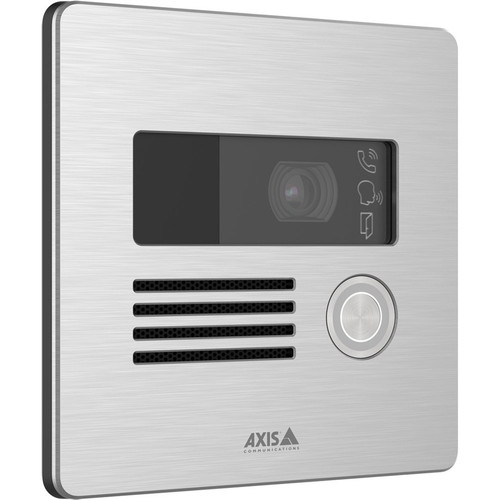 AXIS I8016-LVE Network Video Intercom - 5 Megapixel - CMOS - 140&deg; Horizontal - 114&deg; VerticalFull-duplexStainless Steel, Zinc - (Fleet Network)