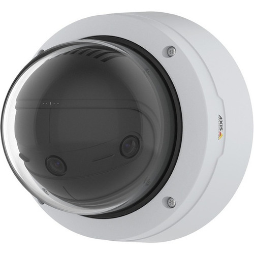 AXIS Panoramic P3818-PVE 13 Megapixel Outdoor 4K Network Camera - Color - Dome - TAA Compliant - H.264 (MPEG-4 Part 10/AVC), H.265 - x (02060-001) 02060-001 Network Cameras physical AXIS Fleet Network Canada