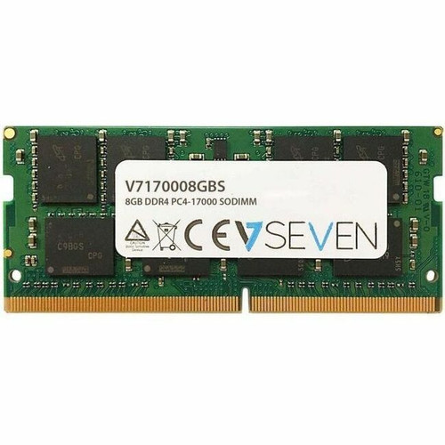 V7 8GB DDR4 SDRAM Memory Module - For Notebook - 16 GB - DDR4-2133/PC4-17000 DDR4 SDRAM - 2133 MHz - CL15 - 260-pin - SoDIMM (Fleet Network)