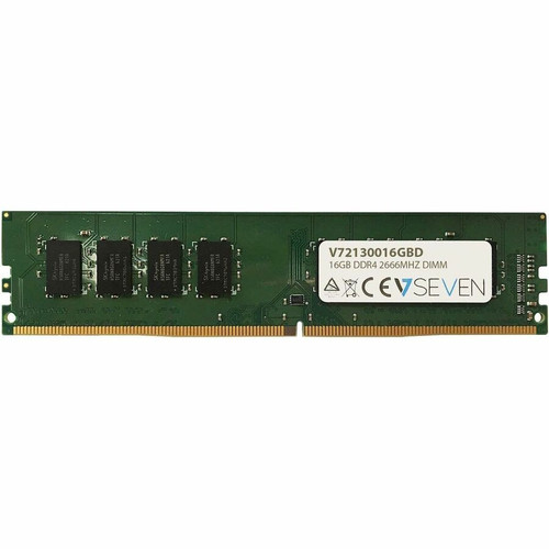 V7 16GB DDR4 SDRAM Memory Module - 16 GB - DDR4-2666/PC4-21300 DDR4 SDRAM - 2666 MHz - CL19 - 288-pin - DIMM (V72130016GBD-U) V72130016GBD-U RAM Modules physical V7 Fleet Network Canada