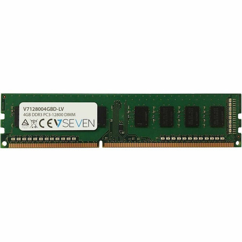 V7 4GB DDR3 SDRAM Memory Module - 4 GB - DDR3-1600/PC3L-12800 DDR3 SDRAM - 1600 MHz - CL11 - 1.35 V - 240-pin - DIMM (Fleet Network)