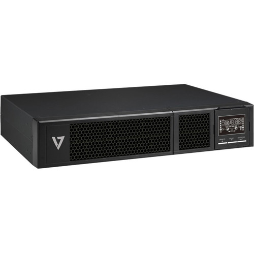 V7 On-Line UPS2URM3000DC-NC-1N 3000VA Rack-mountable UPS - 2U Rack-mountable - 3 Hour Recharge - 2.60 Minute Stand-by - 120 V AC Input (UPS2URM3000DC-NC-1N) UPS2URM3000DC-NC-1N General & Industrial UPS physical V7 Fleet Network Canada