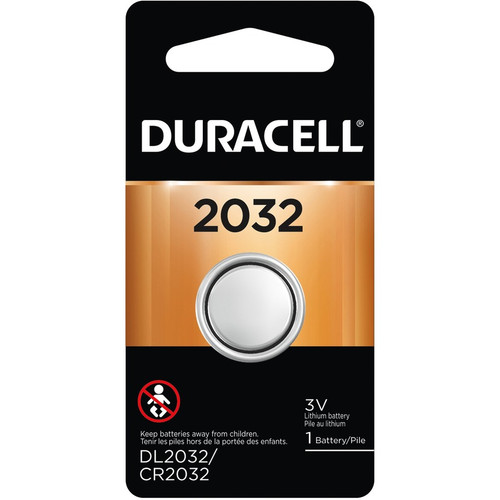 Duracell DL2032BPK Coin Cell General Purpose Battery - For Multipurpose - 3 V DC - 1 Each (Fleet Network)