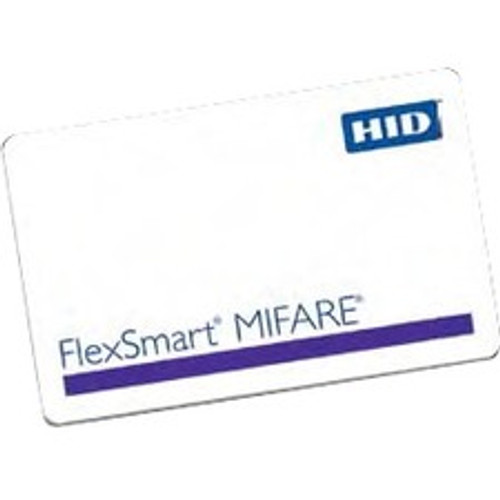 HID FlexSmart MIFARE 1446 ID Card - Printable - Proximity Card - 3.38" (85.73 mm) x 2.13" (53.98 mm) Length - 100 - White - Composite (Fleet Network)