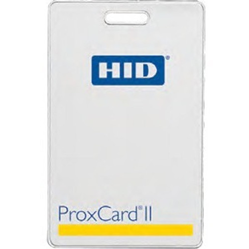 HID ProxCard II Card Durable, Value Priced Proximity Access Card - Printable - RF Proximity Card - 2.14" (54.23 mm) x 3.39" (85.98 mm) (Fleet Network)