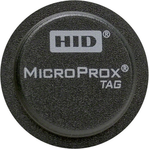 HID 1391 MicroProx Tag - 1.29" (32.64 mm) Diameter - 100 - Gray - Lexan (Fleet Network)