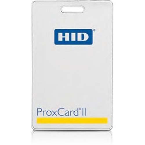 HID ProxCard II Card Durable, Value Priced Proximity Access Card - Printable - RF Proximity Card - 2.14" (54.23 mm) x 3.39" (85.98 mm) (Fleet Network)