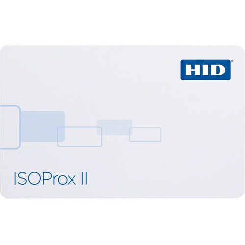 HID ISOProx II Card - Printable - RF Proximity Card - 3.37" (85.60 mm) x 2.13" (53.98 mm) Length - White - Polyvinyl Chloride (PVC) (1386LGSSH) 1386LGSSH Smart Cards & Tags physical HID Fleet Network Canada