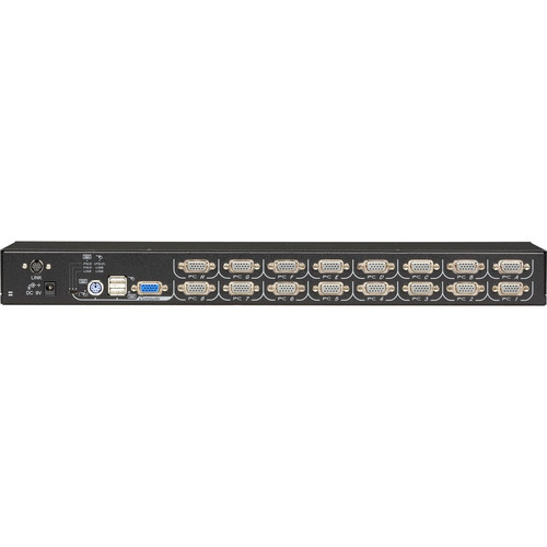 Black Box EC Series KVM Switch for PS/2 or USB Servers and PS/2 or USB Consoles - 16-Port - 16 Computer(s) - 1 Local User(s) - 1920 x (Fleet Network)