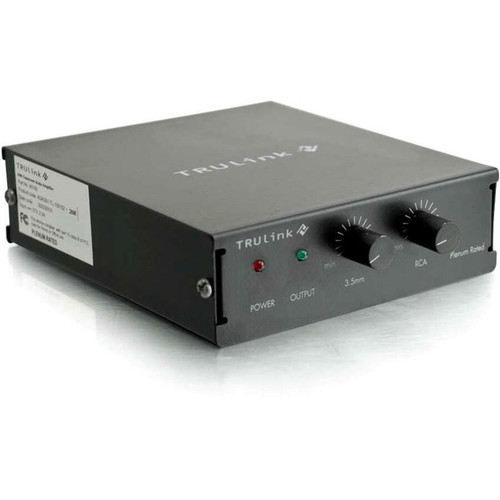 C2G TruLink 40100 Amplifier - 40 W RMS - Black - 1% THD - 150 Hz to 20 kHz (40100) 40100 A & V Receivers & Amplifiers physical C2G Fleet Network Canada