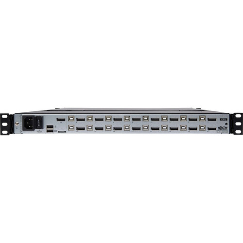 Tripp Lite series B030-DP16-17DIP 16-Port DisplayPort KVM Switch Console - 16 Computer(s) - 17" LCD - Full HD - 1920 x 1080 - 16:9 - x (B030-DP16-17DIP)