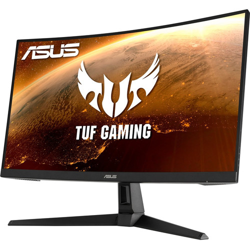 Asus VG27VH1B 27" Full HD Curved Screen Gaming LCD Monitor - 16:9 - Black - 27" (685.80 mm) Class - Vertical Alignment (VA) - LED - x (Fleet Network)