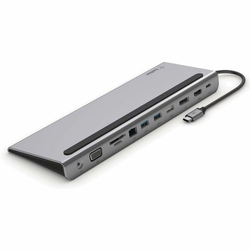 Belkin Universal USB-C 11-in-1 Multiport Dock - Laptop Docking station - USB-C - VGA, HDMI, DP - GigE - for Notebook - USB Type C - 4 (Fleet Network)
