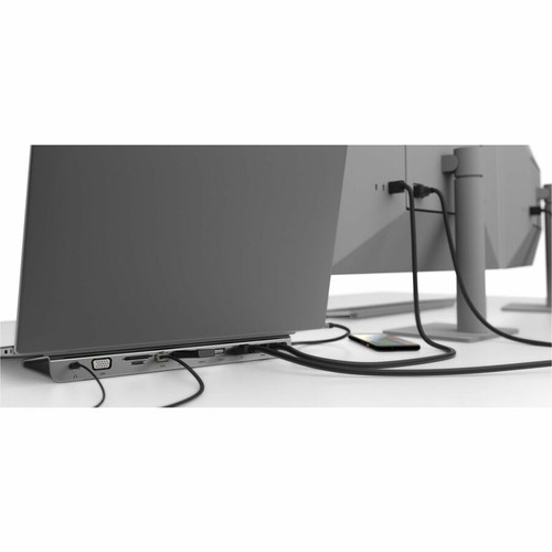Belkin INC004BTSGY Universal USB-C 11-in-1 Multiport Dock - 100W PD - 4K Triple Display - GigE - SD/microSD Reader