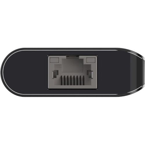 Belkin AVC008BTSGY USB-C 6-in-1 Multiport Adapter - 4K HDMI - 100W Power Delivery - Gigabit Ethernet - SD Card Reader