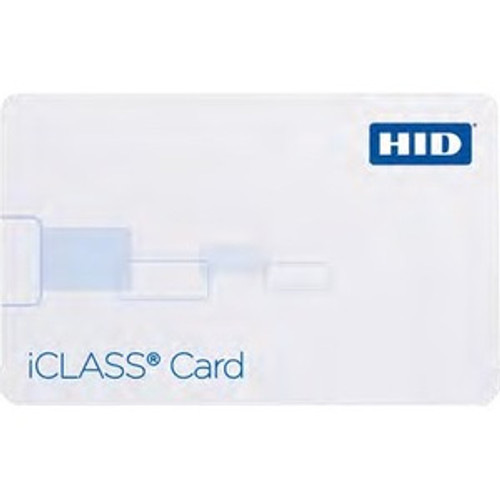 HID iCLASS Card - Printable - Smart Card - 3.38" (85.73 mm) x 2.13" (54.03 mm) Length - White - Polyvinyl Chloride (PVC) (Fleet Network)