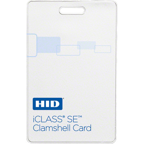 HID 3350 iCLASS SE Clamshell Card - 2K - White - Acrylonitrile Butadiene Styrene (ABS), Polyvinyl Chloride (PVC) (Fleet Network)