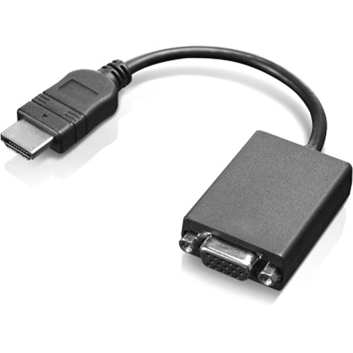 Lenovo HDMI to VGA Adapter Cable - HDMI/VGA Video Cable for Video Device, Projector - First End: 19-pin HDMI Type A Digital - Male - - (0B47069) 0B47069 Video Cable physical Lenovo Fleet Network Canada