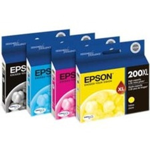 Epson DURABrite Ultra 200XL Original High (XL) Yield Inkjet Ink Cartridge - Yellow - 1 Pack - 450 Pages (Fleet Network)