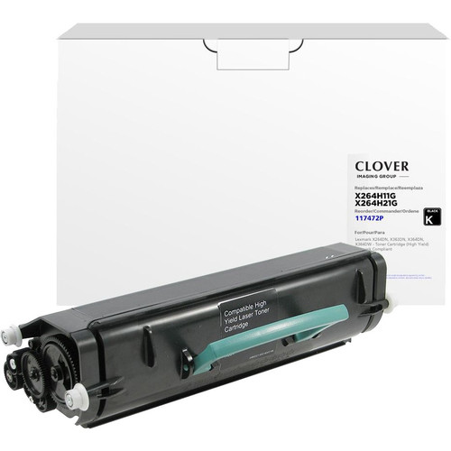 Clover Technologies Remanufactured High Yield Laser Toner Cartridge - Alternative for Lexmark (X264, X363, X364, X264H21G, X264A21G, - (117472P) 117472P Toner Cartridges physical Clover Technologies Fleet Network Canada