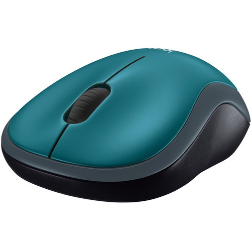 Logitech 910-003636 M185 Wireless Mouse - 2.4GHz USB Nano Receiver - 1000 DPI Optical - 12-Month Battery - Ambidextrous - Blue
