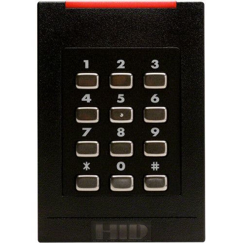 HID iCLASS RK40 6130C Smart Card Reader - Cable - 4" (101.60 mm) Operating Range - Black (Fleet Network)