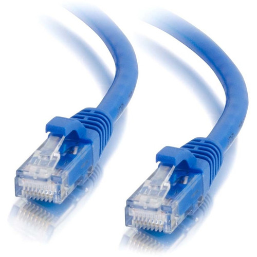 C2G 15ft Cat6a Snagless Unshielded (UTP) Ethernet Patch Cable - Blue - 15 ft Category 6a Network Cable for Network Device - First End: (Fleet Network)