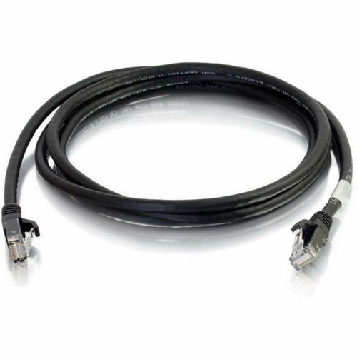 C2G 6ft Cat6a Snagless Unshielded (UTP) Ethernet Patch Cable - Black - 6 ft Category 6a Network Cable for Network Device - First End: (Fleet Network)