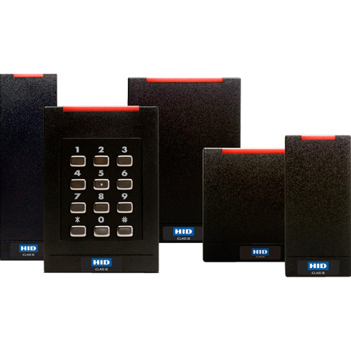 HID iCLASS SE RK40 Smart Card Reader - Cable - 3.40" (86.36 mm) Operating Range - Black (Fleet Network)