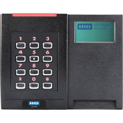 HID pivCLASS RKCL40-P Smart Card Reader - Cable - 3.40" (86.36 mm) Operating Range - Black (Fleet Network)
