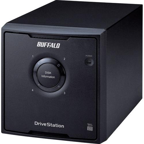 Buffalo DriveStation Quad High Performance RAID Storage & Backup - 4 x HDD Supported - 4 x HDD Installed - 8 TB Installed HDD Capacity (Fleet Network)