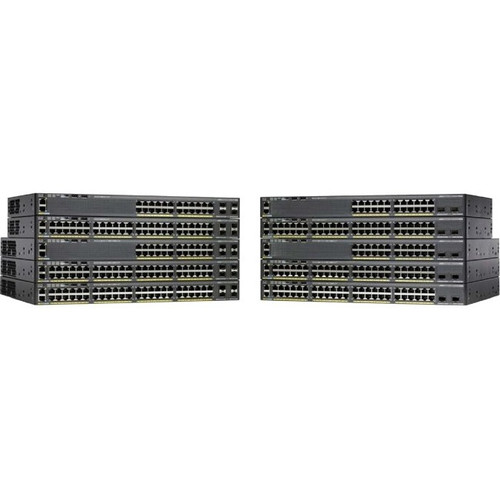 Cisco Catalyst 2960X-48TD-L Ethernet Switch - 48 Ports - Manageable - 10/100/1000Base-T, 10GBase-X - Refurbished - 2 Layer Supported - (Fleet Network)