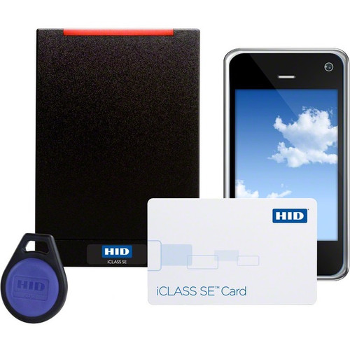 HID iCLASS SE R40 Smart Card Reader - Contactless - Wiegand - Black (Fleet Network)