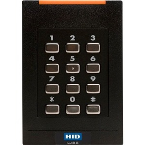 HID Smart Card Reader - Wall Switch Keypad - Contactless - Cable - Wiegand, Pigtail - Wall Mountable - Black (Fleet Network)