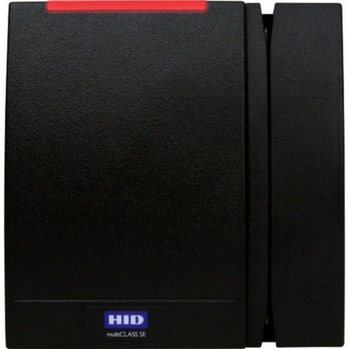 HID multiCLASS SE RMP40 Card Reader Access Device - Black Outdoor Door - Proximity - 197 50 mm Operating Range - LED - Wiegand - 922PTNNEK00042