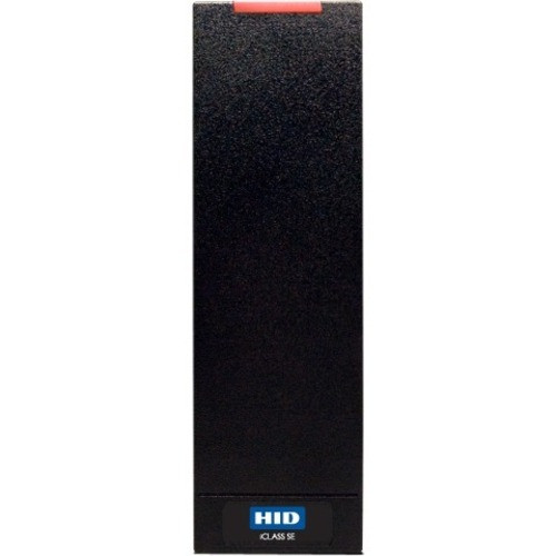 HID iCLASS SE R15 Smart Card Reader - Cable - 3.54" (90 mm) Operating Range - Wiegand - Black (Fleet Network)