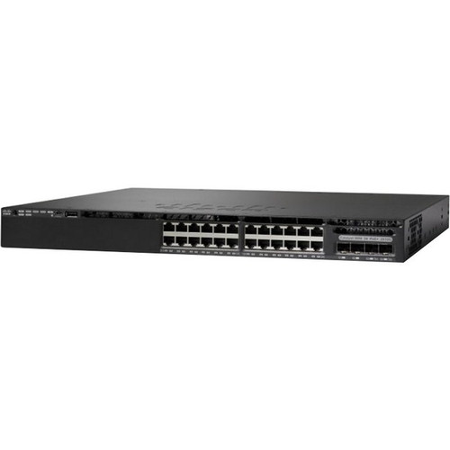 Cisco Catalyst 3650-24T Ethernet Switch - 24 Ports - Manageable - 10 Gigabit Ethernet, Gigabit Ethernet - 10/100/1000Base-T, 10GBase-X (Fleet Network)