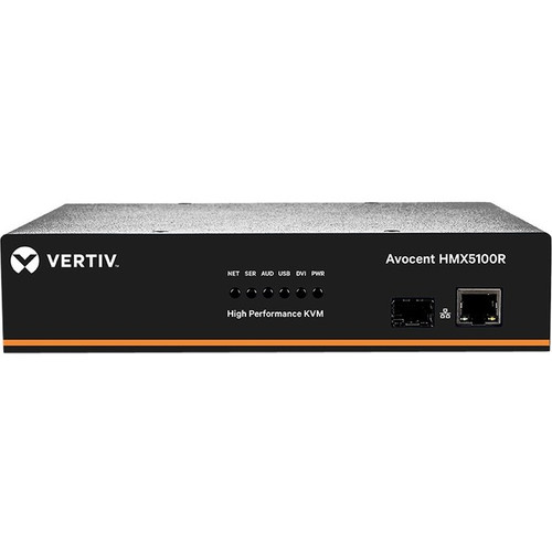 Vertiv Avocent HMX RX 5100R High Performance KVM, Single DVI-D, USB - 1 Remote User(s) - 328.08 ft (100000 mm) Range - WUXGA - 1920 x (Fleet Network)