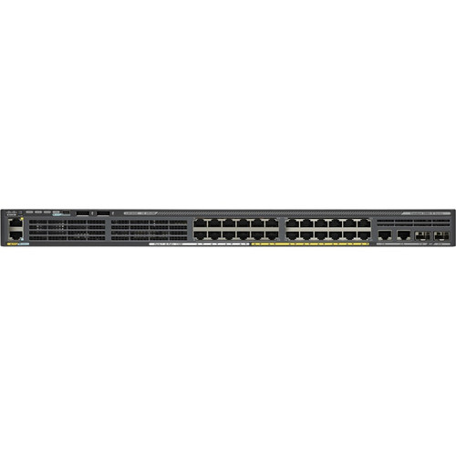 Cisco Catalyst 2960X-24PSQ-L Cool Switch - 24 Ports - Manageable - Gigabit Ethernet - 10/100/1000Base-T, 1000Base-X - Refurbished - 3 (Fleet Network)