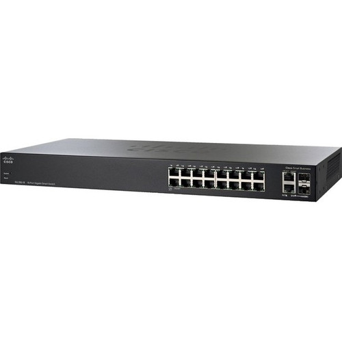 Cisco SG200-18 Gigabit Smart Switch - 18 Ports - Manageable - Gigabit Ethernet, Fast Ethernet - 10/100/1000Base-T, 1000Base-X - - 2 - (Fleet Network)