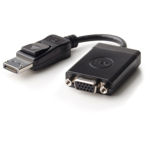 Dell DisplayPort/VGA Video Cable - 7" DisplayPort/VGA Video Cable for Video Device, Projector, Monitor, Workstation, Notebook, HDTV - (Fleet Network)