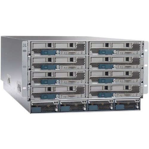 Cisco UCS 5108 Blade Server Case - Refurbished - Rack-mountable - 6U - 0 x Fans Installed - 0 - 8 x Fans Supported - 2x Slots UCSB-5108-AC2-RF