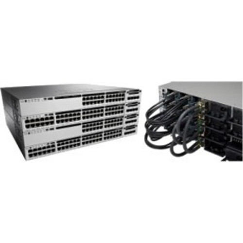 Cisco Catalyst 3850 48 Port UPOE LAN Base - 48 Ports - Manageable - Gigabit Ethernet - 10/100/1000Base-T - Refurbished - 2 Layer - - - (Fleet Network)