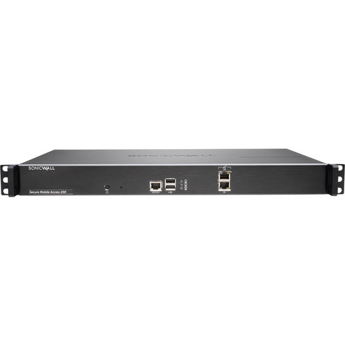 SonicWALL SMA 200 ADDITIONAL 5 CONCURRENT USERS - 2 Port - 10/100/1000Base-T - Gigabit Ethernet - RSA, AES (256-bit), MD5, SHA-1, 3DES (Fleet Network)