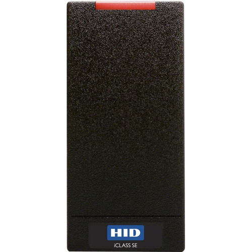 HID iCLASS SE R10 Contactless Smartcard Reader - Cable - 3.60" (91.44 mm) Operating Range - Wiegand - Black (Fleet Network)