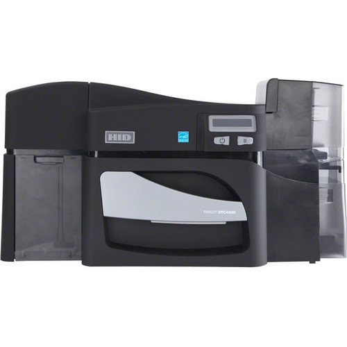 Fargo DTC4500E Double Sided Desktop Dye Sublimation/Thermal Transfer Printer - Monochrome - Card Print - Ethernet - USB - LCD Display (Fleet Network)