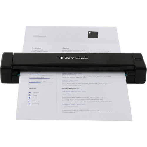 IRIS Iriscan Executive 4-The Ultimate Portable Duplex Scanner - 24-bit Color - 8-bit Grayscale - Duplex Scanning - USB 458738