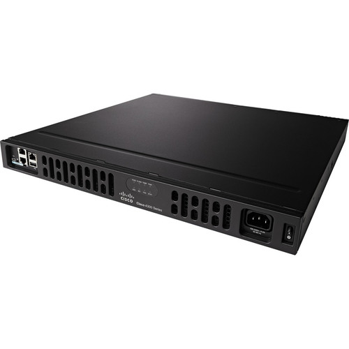 Cisco 4331 Router - Refurbished - 3 Ports - Management Port - 6 - Gigabit Ethernet - 1U - Rack-mountable, Wall Mountable - 90 Day (Fleet Network)